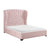 Fittonia Chenille Upholstered Panel Bed, Full