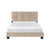 Fort Velvet Upholstered Platform Bed, Full