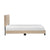 Fort Velvet Upholstered Platform Bed, Twin