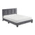 Fort Velvet Upholstered Platform Bed, Full