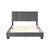 Fort Velvet Upholstered Platform Bed, Full