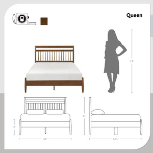 Mandel Platform Bed, Queen