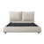 Layton Chenille Upholstered Platform Bed, Queen