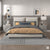 Layton Chenille Upholstered Platform Bed, Queen