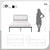 Trento Metal Platform Bed, Full