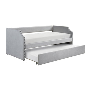 Leith Textured Fabric Daybed with Trundle