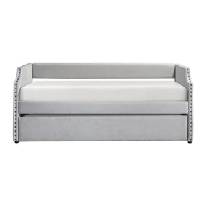 Leith Textured Fabric Daybed with Trundle