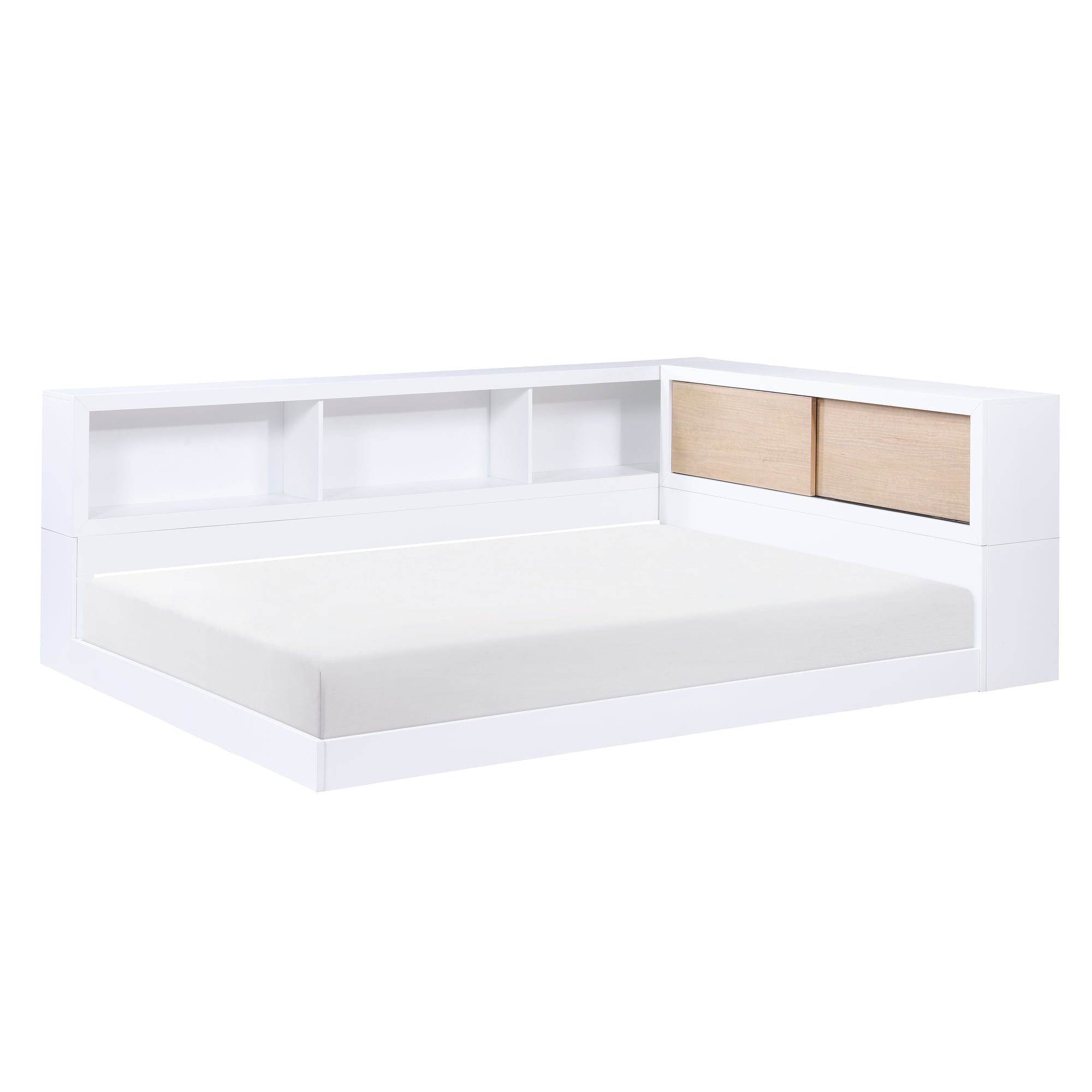 Lacey Bookcase Corner Bed, Full