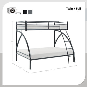 Blake Twin over Full Metal Bunk Bed