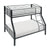 Brennan Twin over Full Metal Bunk Bed