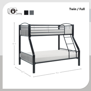 Brennan Twin over Full Metal Bunk Bed