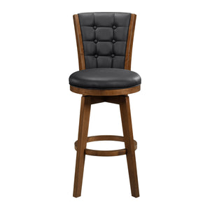 Lantana Faux Leather Swivel Pub Height Chair (Set of 2)