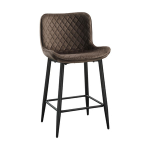 Seia Velvet Counter Height Chair (Set of 2)