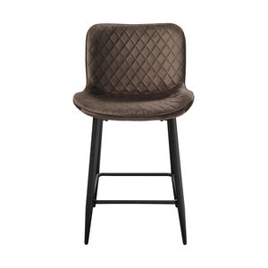 Seia Velvet Counter Height Chair (Set of 2)