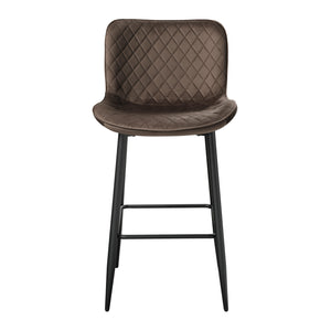 Seia Velvet Pub Height Chair (Set of 2)