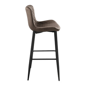 Seia Velvet Pub Height Chair (Set of 2)