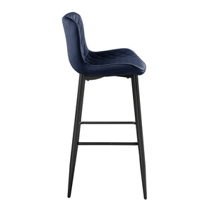 Seia Velvet Pub Height Chair (Set of 2)