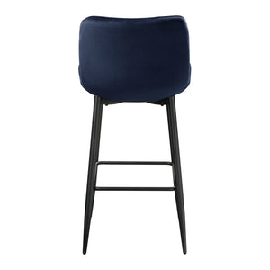 Seia Velvet Pub Height Chair (Set of 2)