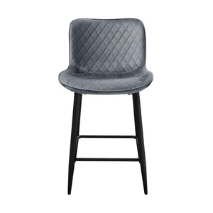 Seia Velvet Counter Height Chair (Set of 2)