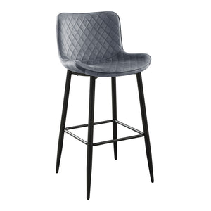 Seia Velvet Pub Height Chair (Set of 2)