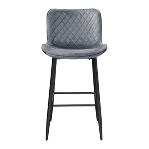 Seia Velvet Pub Height Chair (Set of 2)