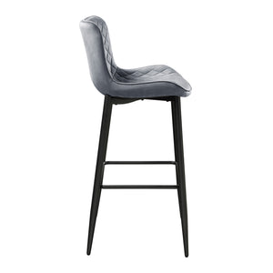 Seia Velvet Pub Height Chair (Set of 2)