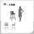 Seia Velvet Pub Height Chair (Set of 2)