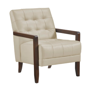 Leland Leather Match Accent Chair