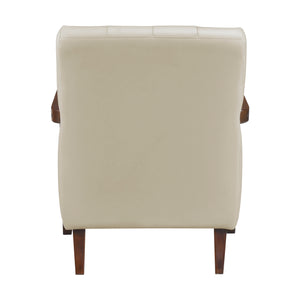 Leland Leather Match Accent Chair