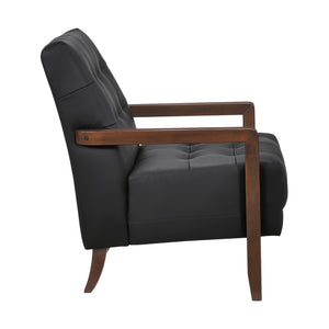 Leland Leather Match Accent Chair