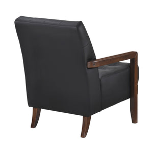 Leland Leather Match Accent Chair