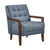 Leland Leather Match Accent Chair