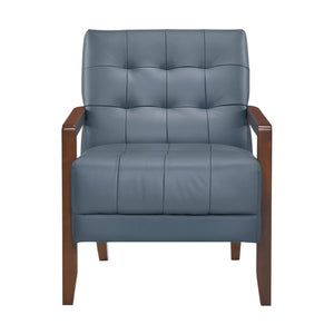 Leland Leather Match Accent Chair