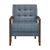 Leland Leather Match Accent Chair