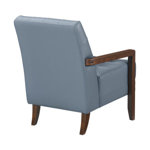 Leland Leather Match Accent Chair