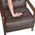 Leland Leather Match Accent Chair