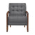 Leland Leather Match Accent Chair