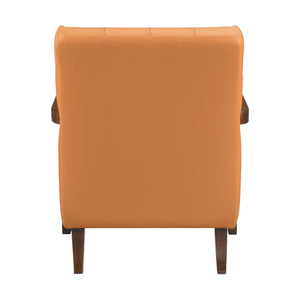 Leland Leather Match Accent Chair