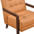 Leland Leather Match Accent Chair