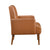 Plumeria Faux Leather Accent Chair