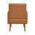 Plumeria Faux Leather Accent Chair