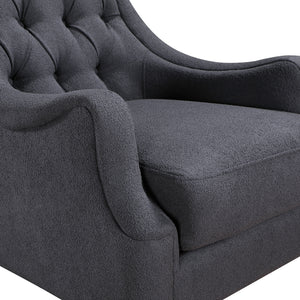 Vinca Boucle Fabric Accent Chair