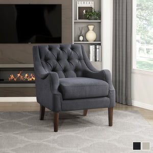 Vinca Boucle Fabric Accent Chair