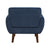 Milford Velvet Fabric Accent Chair