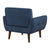 Milford Velvet Fabric Accent Chair