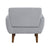 Milford Velvet Fabric Accent Chair