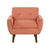 Milford Velvet Fabric Accent Chair