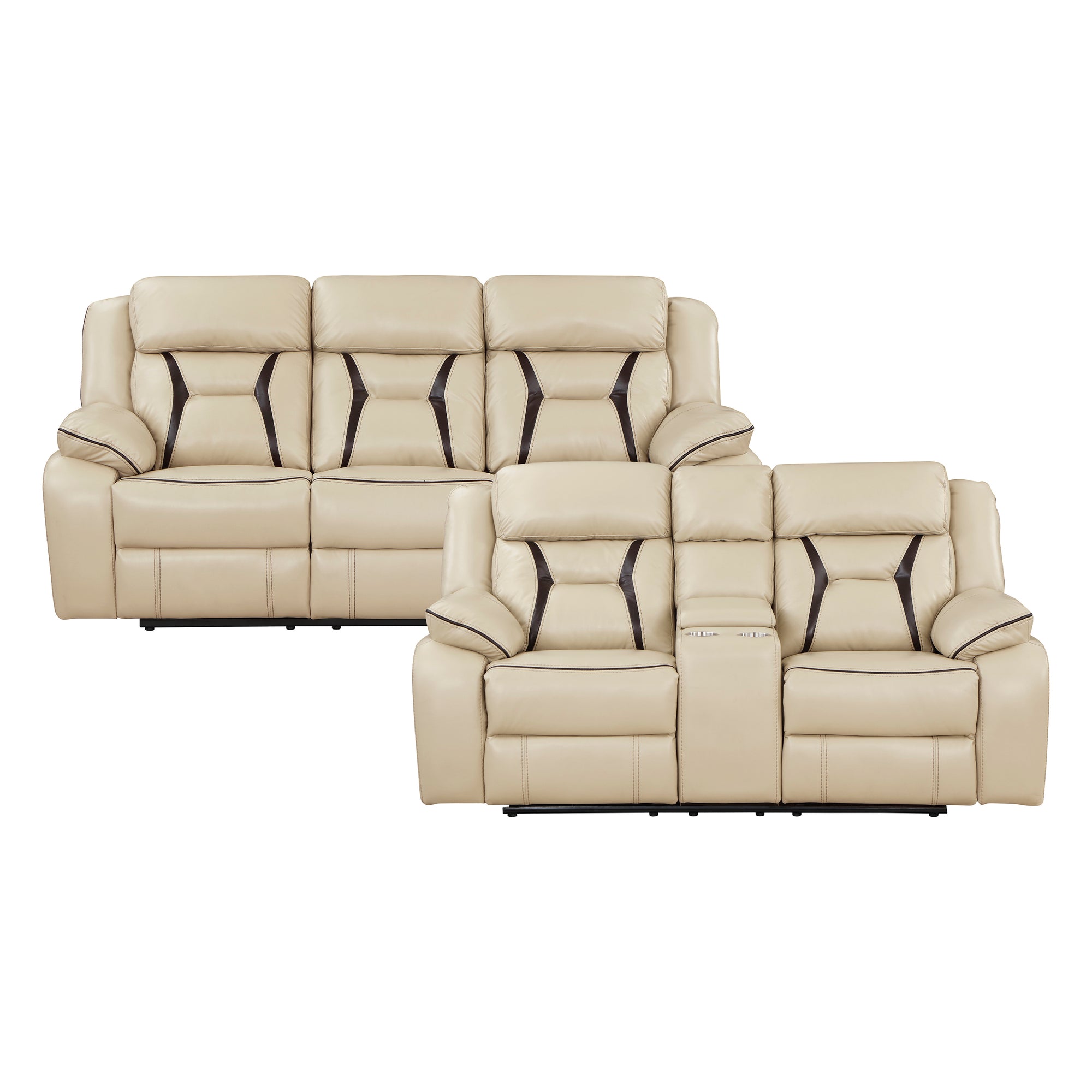 Matteo 2-Piece Power Reclining Living Room Sofa Set