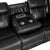 Manuel 3-Piece Breathable Faux Leather Manual Reclining Living Room Sofa Set