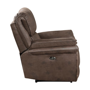 Regina Microfiber Power Double Reclining Loveseat